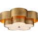 AERIN Arabelle 4 Light 19.5 inch Gild Flush Mount Ceiling Light, Large