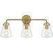 Voss Bath Vanity Light Wall Light in Luxe Gold