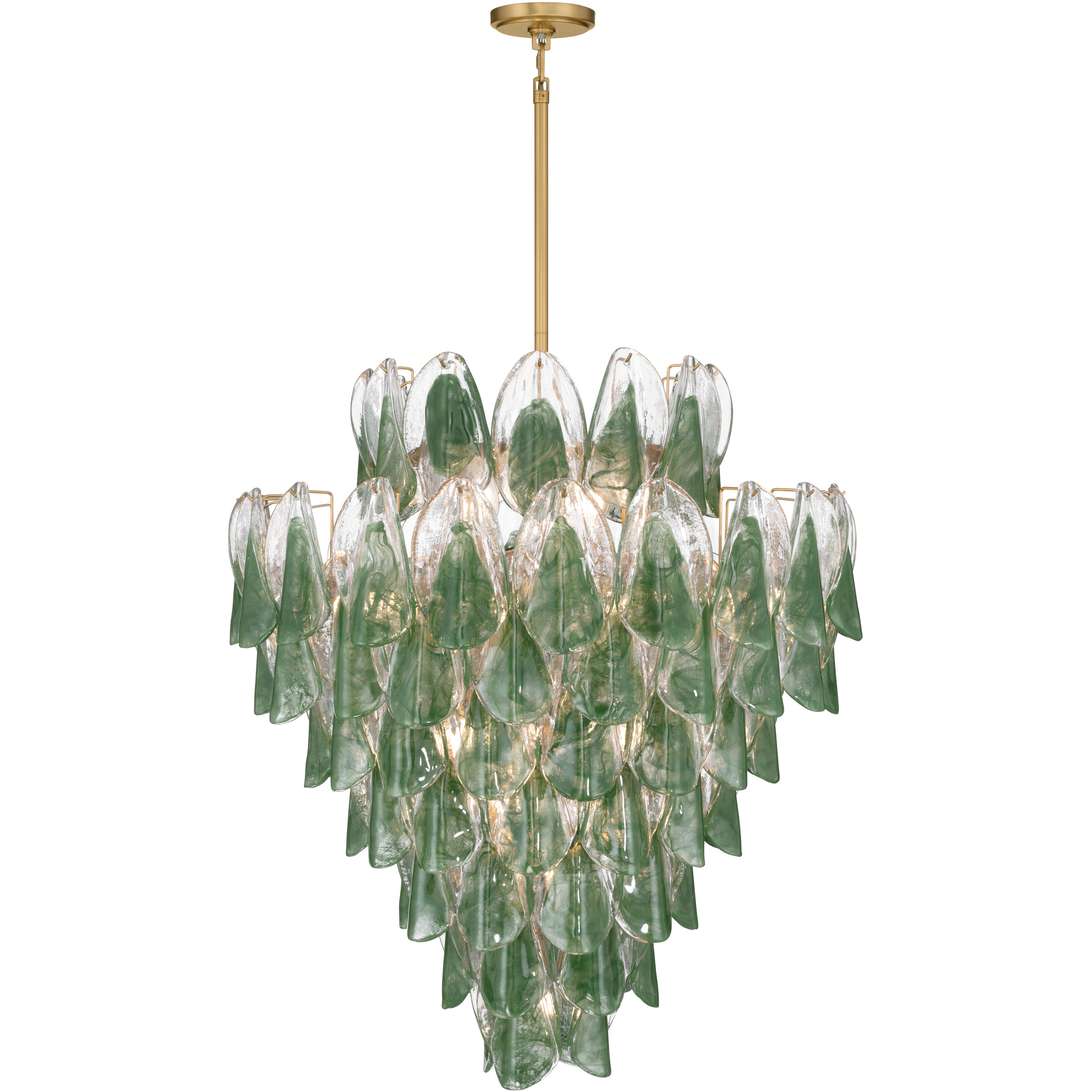 Verla Crest 21 Light 32.5 inch Legacy Brass Pendant Ceiling Light