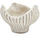 Clam Shell Beige Planter