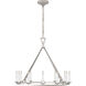 Chapman & Myers Darlana 12 Light 30 inch Polished Nickel Single Ring Chandelier Ceiling Light, Medium
