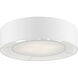 Gilmore 4 Light 21 inch Brushed Nickel with Shiny White Accents Semi-Flush Ceiling Light