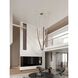 Ayers LED 59 inch Champagne Gold and Black and Brown Chandelier Ceiling Light
