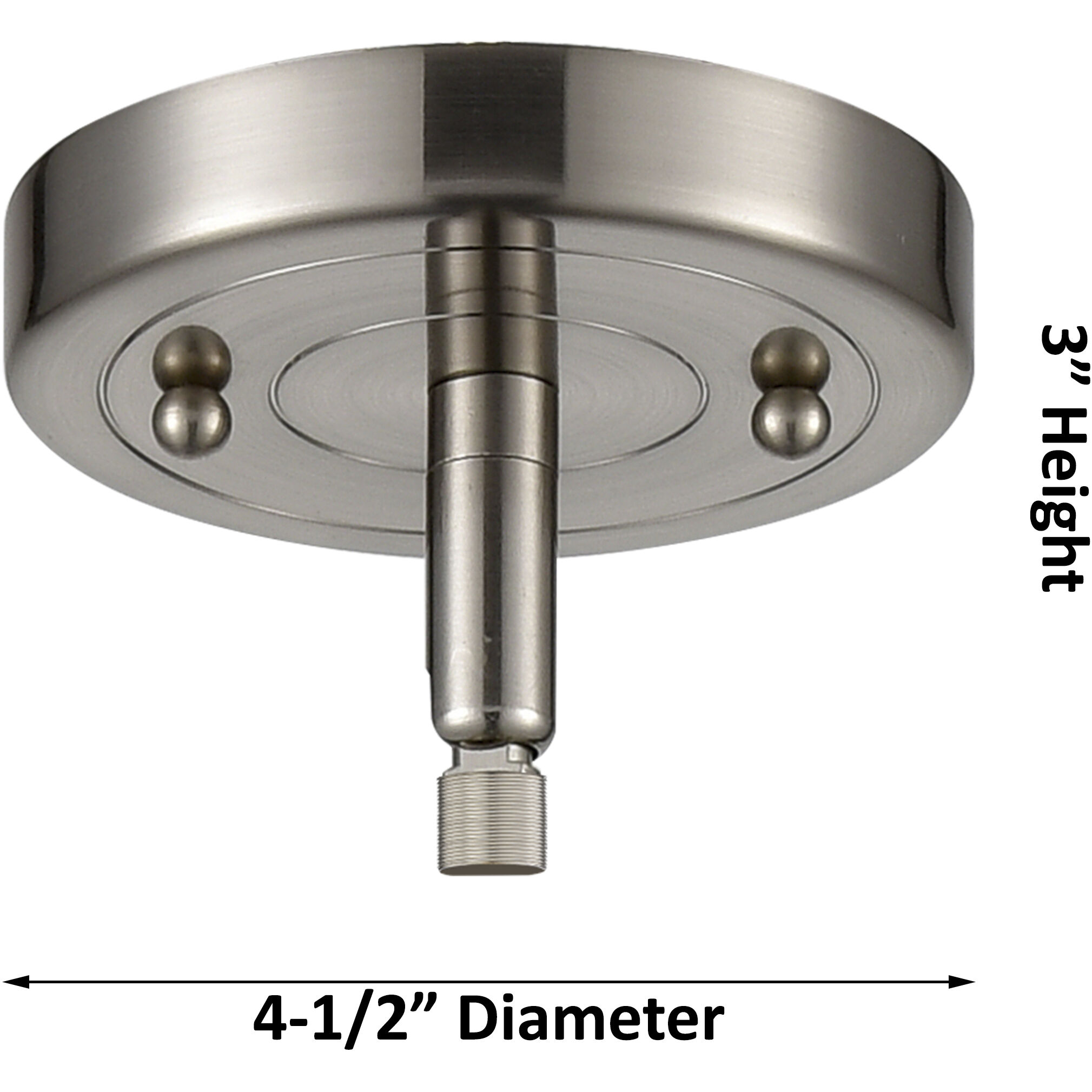 Natural Ballston Dome 1 Light 11.75 inch Brushed Satin Nickel Mini Pendant Ceiling Light