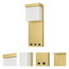 Getafe LED 7 inch Satin Gold Wall Sconce Wall Light