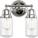 Aditi Dover LED 13 inch Polished Chrome Bath Vanity Light Wall Light, Aditi