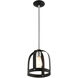 Stoneridge 1 Light 9 inch Textured Black Mini Pendant Ceiling Light