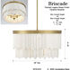 Briscade 9 Light 28 inch Painted Legacy Brass Pendant Ceiling Light