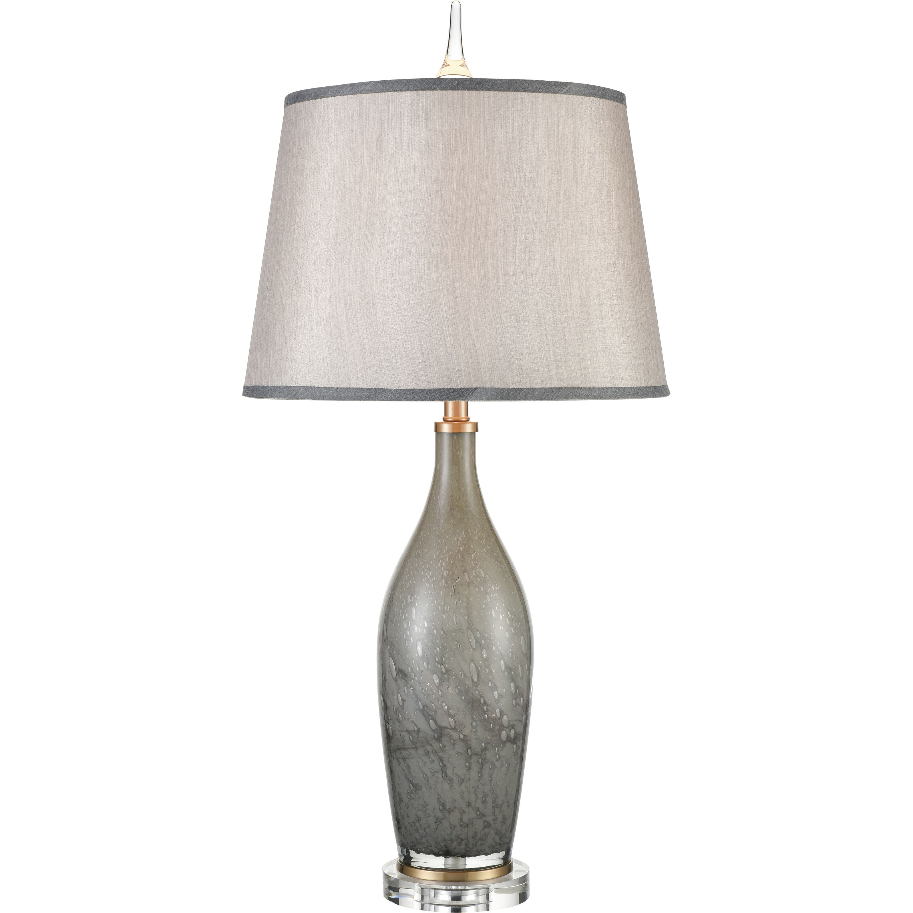 Henley 36 inch 150 watt Gray Table Lamp Portable Light