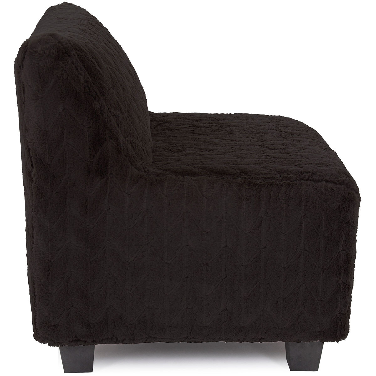 Pod Angora Ebony Chair with Slipcover
