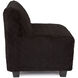 Pod Angora Ebony Chair with Slipcover