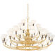Brahma 44 Light 48.75 inch Vintage Polished Brass/Bronze Chandelier Ceiling Light
