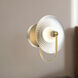 Alora Mood Hera 9 inch Brushed Gold Wall/Vanity Light Wall Light