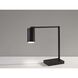 Colby 16 inch 9.00 watt Black Painted Metal Desk Lamp Portable Light, with USB Port
