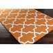 Pollack Camel/Cream/Bright Orange/Ivory Handmade Rug