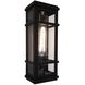 Granger Square LED 16 inch Black Outdoor Wall Light
