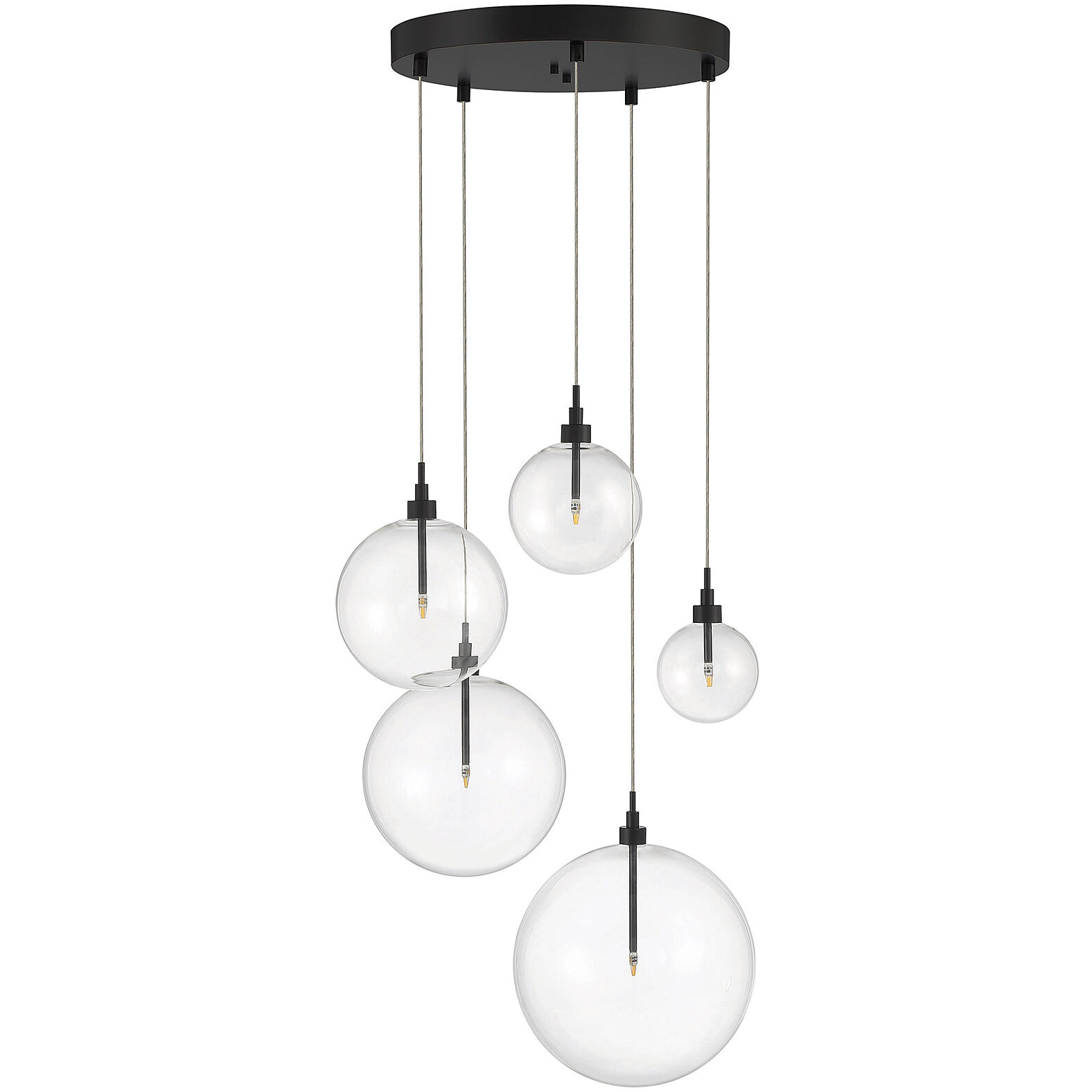 Modern LED 28 inch Oil Rubbed Bronze Pendant Ceiling Light