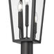Gannon 3 Light 100.5 inch Black Outdoor Post Mounted Fixture