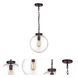 Gramercy 1 Light 11 inch Oil Rubbed Bronze Mini Pendant Ceiling Light