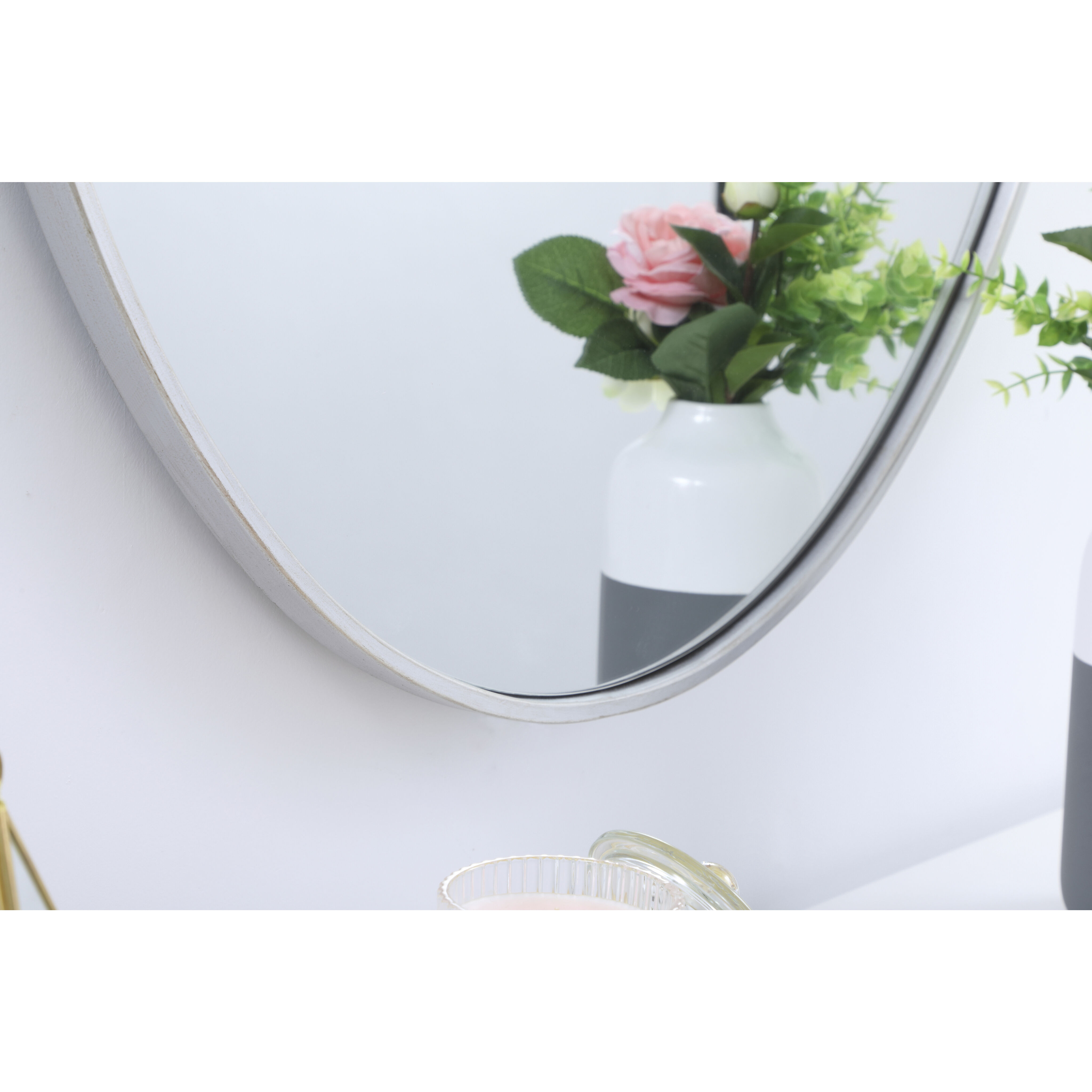 Eternity 34 X 24 inch Silver Wall Mirror