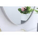 Eternity 34 X 24 inch Silver Wall Mirror