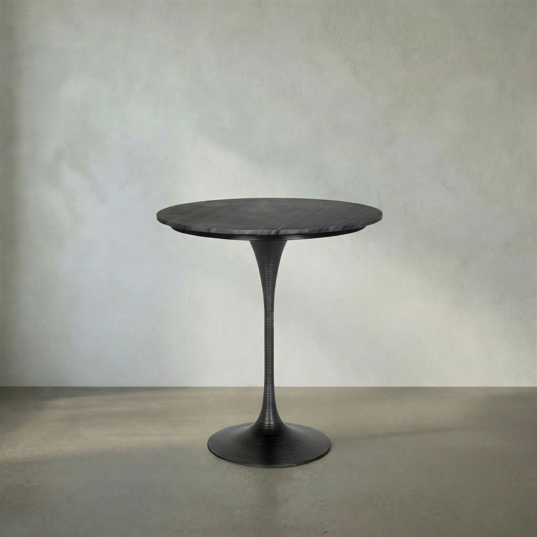Joni Matte Black Bar Table