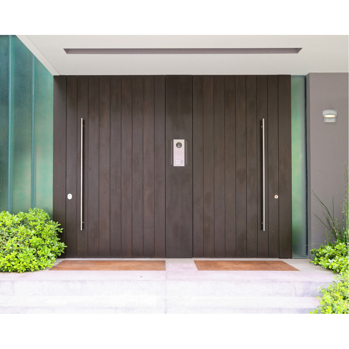 Raine 4.5 inch Silver Outdoor Wall Light