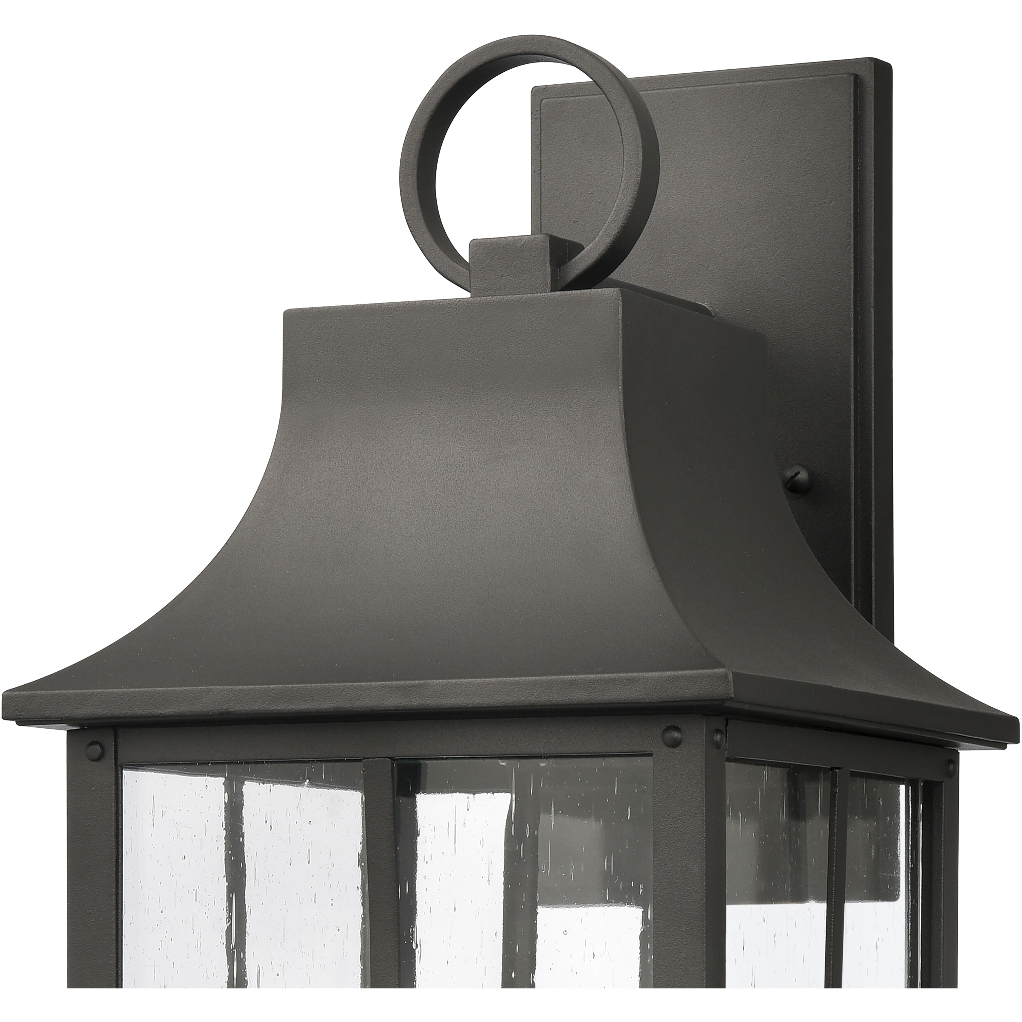 Triumph 2 Light 21 inch Textured Black Outdoor Wall Sconce