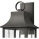 Triumph 2 Light 21 inch Textured Black Outdoor Wall Sconce