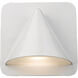Obelisk LED 6.25 inch White Outdoor Wall Light