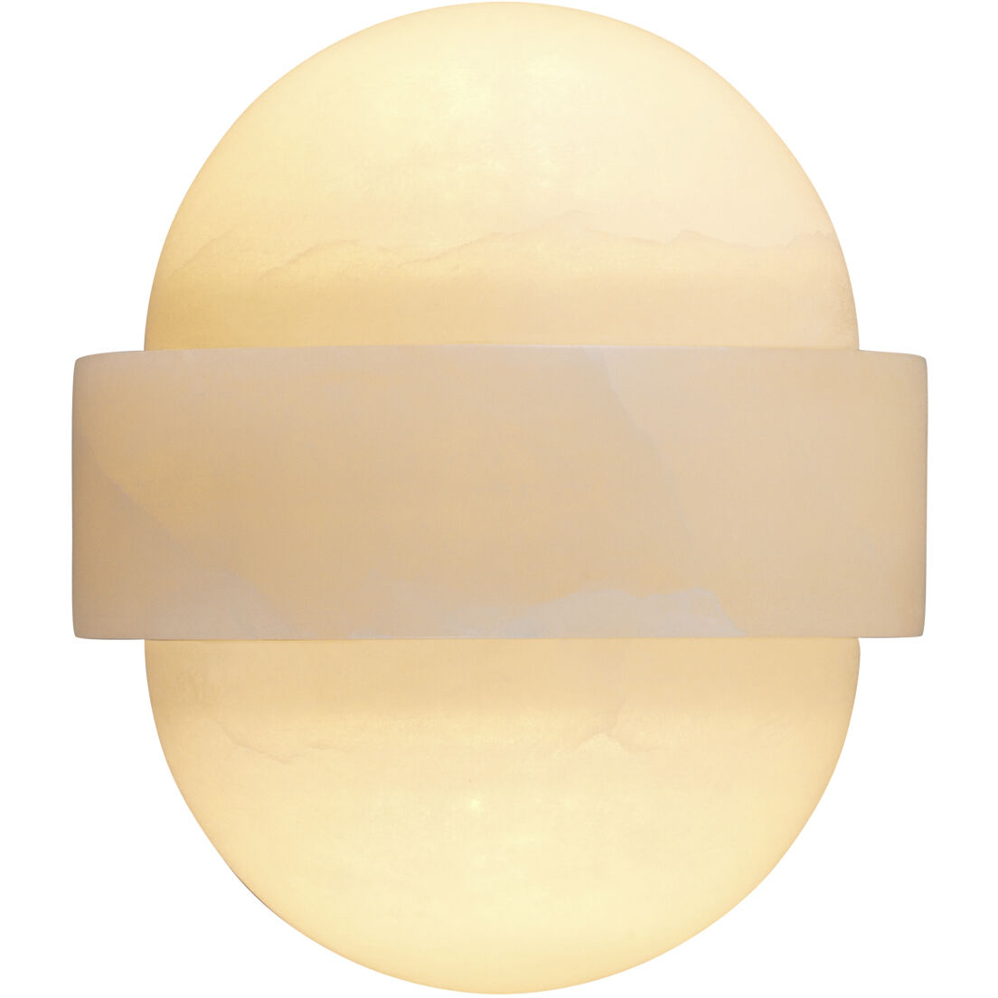 Icarus 2 Light 7.09 inch Antique Brass and Alabaster Wall Lamp Wall Light