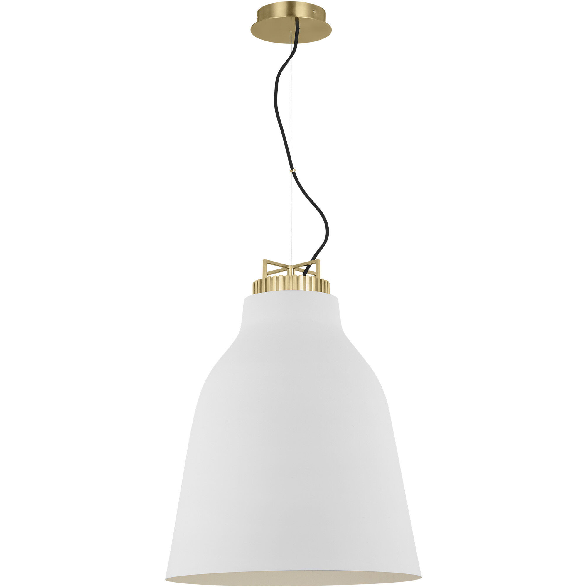 Sean Lavin Forge Line-Voltage Pendant Ceiling Light in Matte White