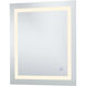 Helios 30 X 27 inch Silver Lighted Wall Mirror