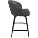 Webber 37 inch Grey Swivel Counter Stool