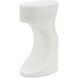 Stevie 23.5 X 14 inch White Stone Indoor Outdoor Accent Table