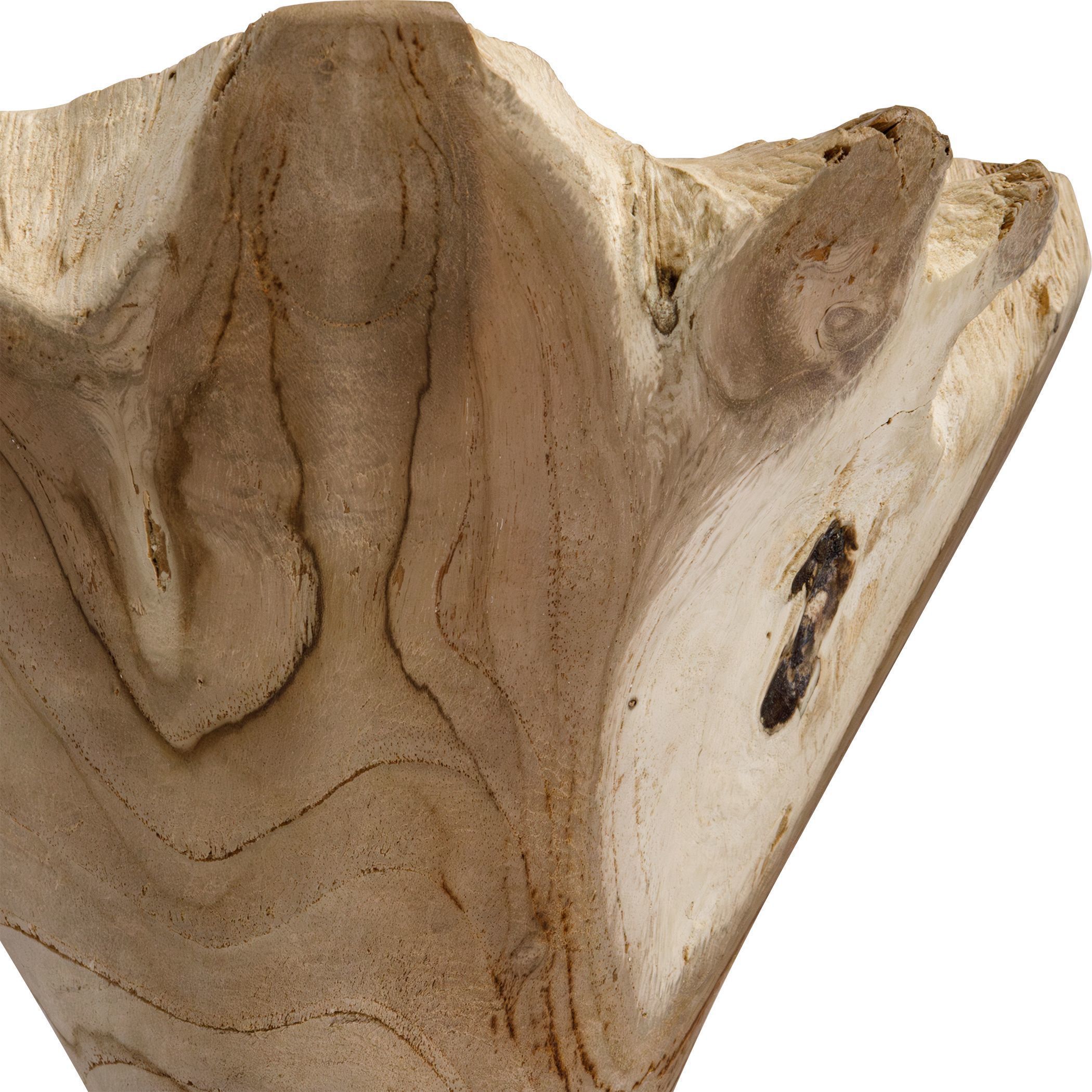 Coastwood 22.25 X 10 inch Bleached Natural Teak Indoor-Outdoor Drink Table