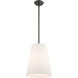 Prato 1 Light 11 inch Bronze Pendant Ceiling Light