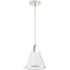 Fulton 1 Light 9.25 inch Polished Nickel Mini Pendant Ceiling Light