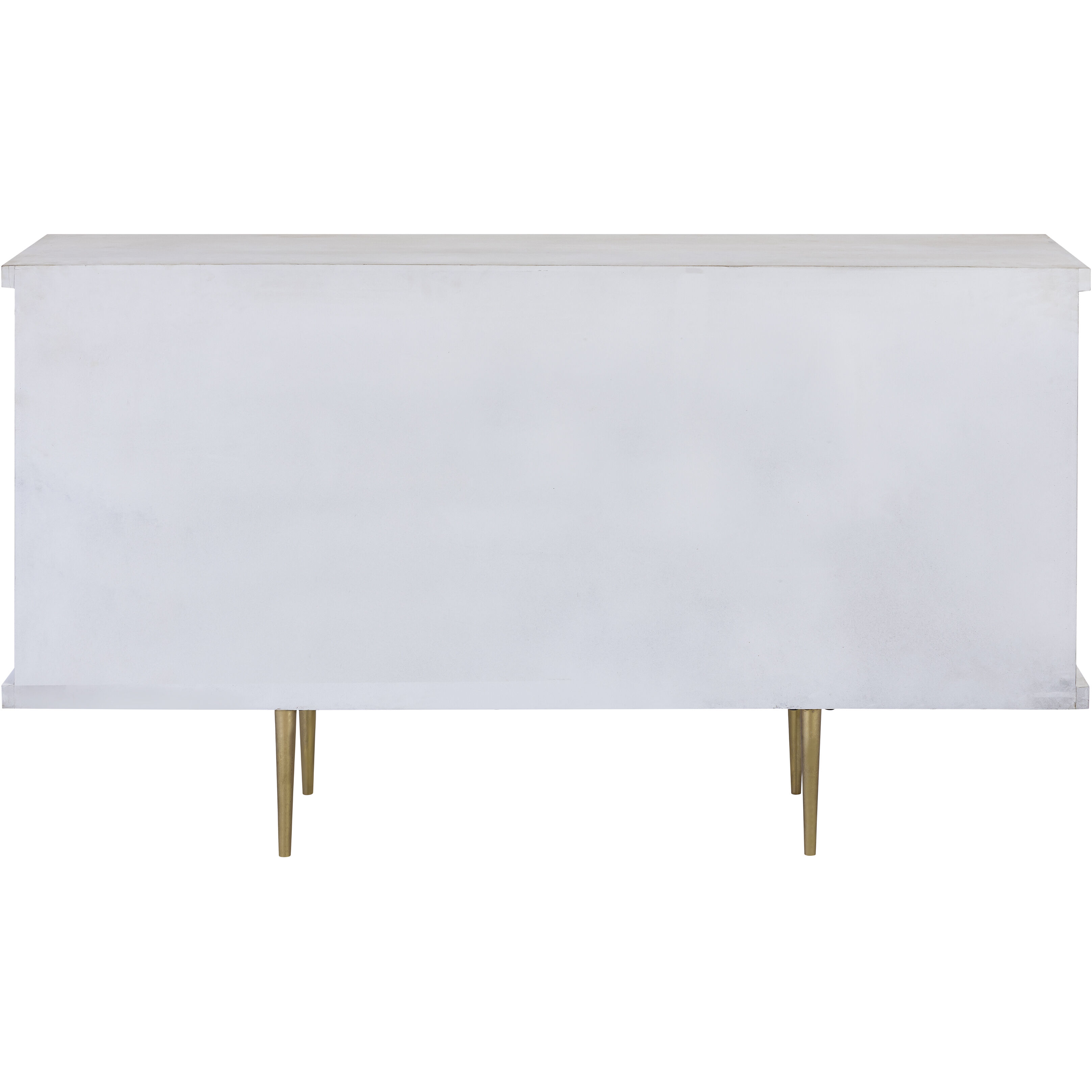 Brendle Whitewash with Gold Credenza