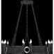 Mirage 12 Light 35.75 inch Black Chandelier Ceiling Light