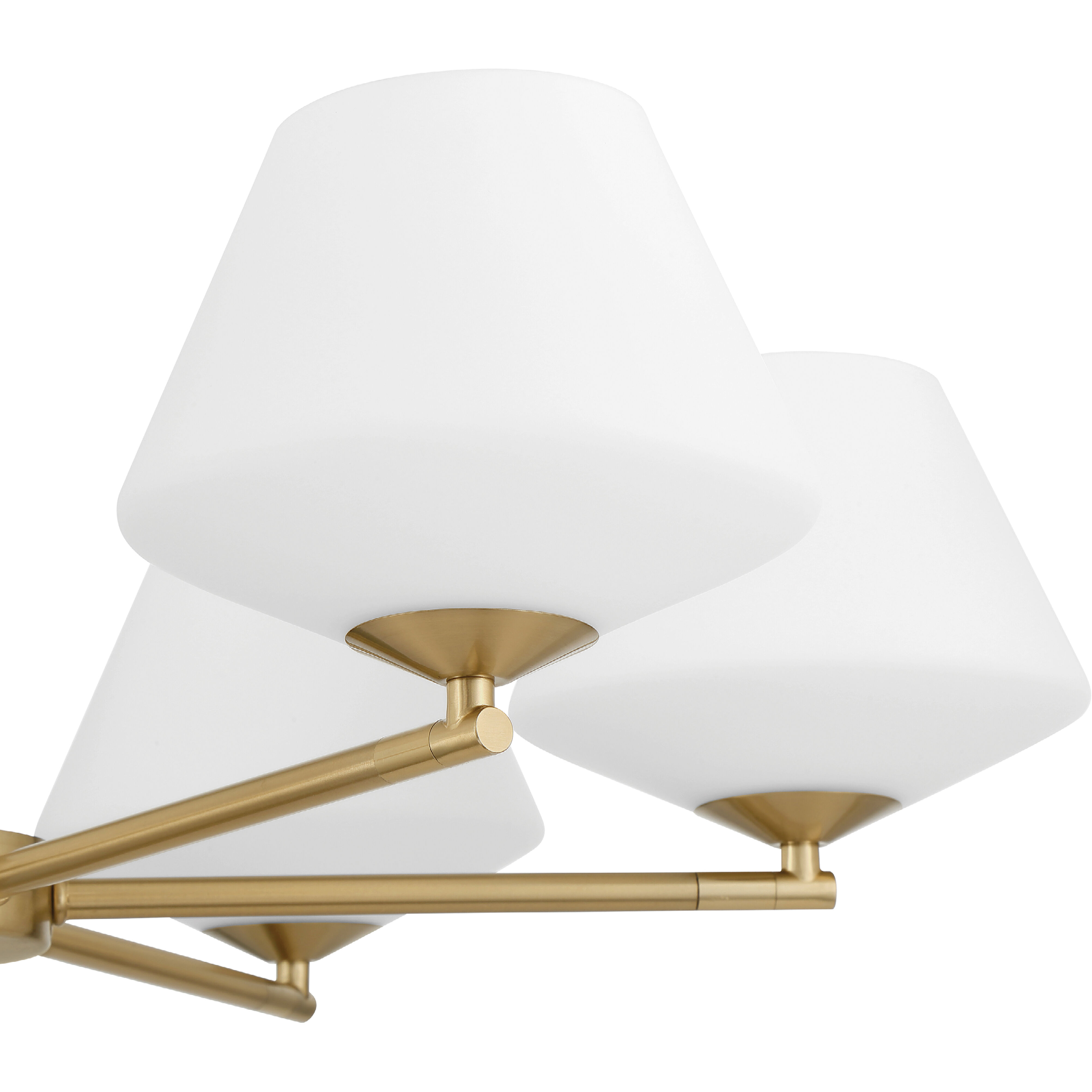 Celestial Valley 6 Light 28.5 inch Alturas Gold Chandelier Ceiling Light, Medium