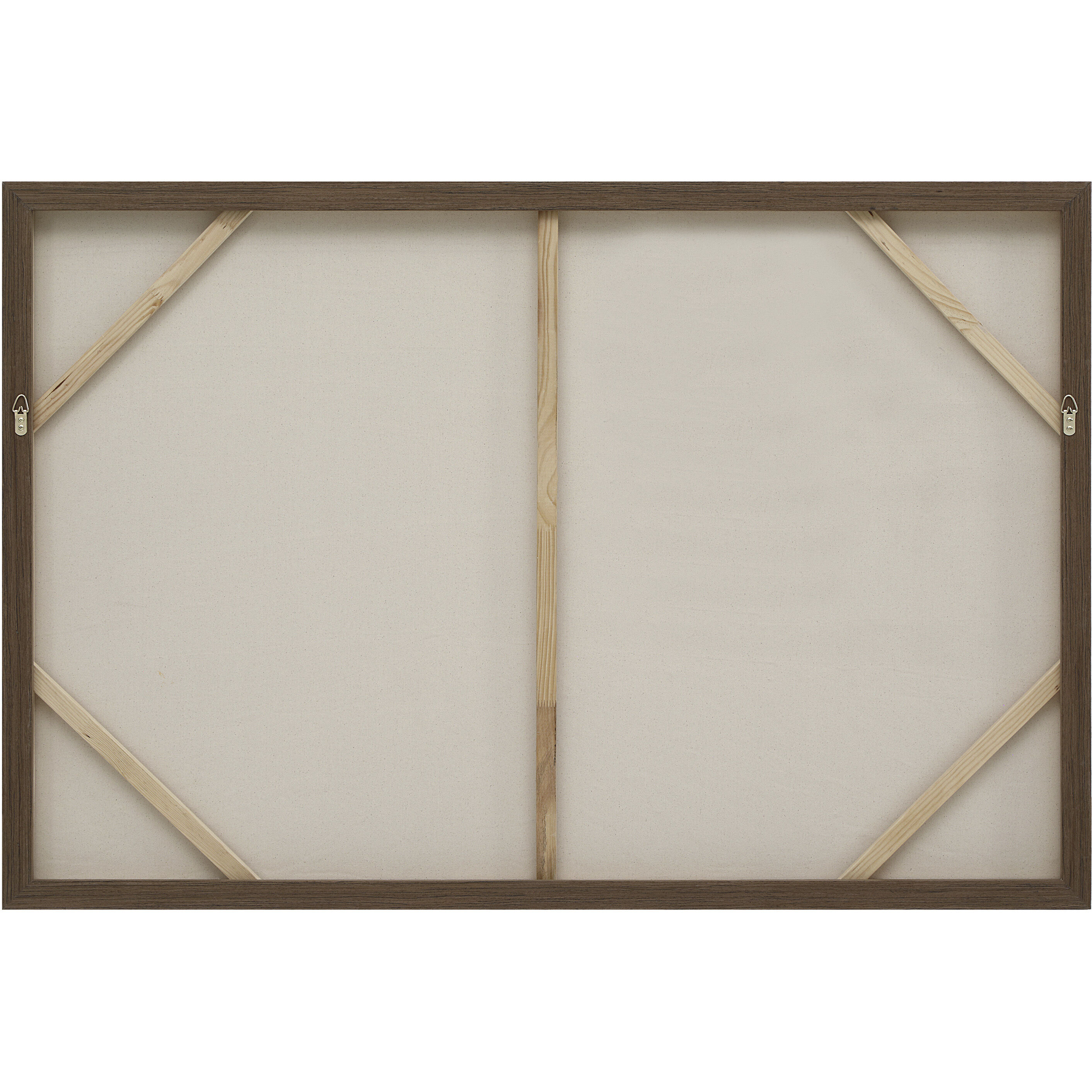 Muralis Multicolor and Dark Oak Canvas Art