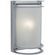 Nevis 1 Light 10.5 inch Satin Outdoor Wall Sconce