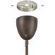Fiorello 4 Light 21 inch Forged Bronze Convertible Pendant Ceiling Light