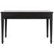 Curba 48 X 26 inch Hand Rubbed Black Desk