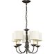 Five Light 5 Light 17.5 inch Antique Bronze Chandelier Ceiling Light