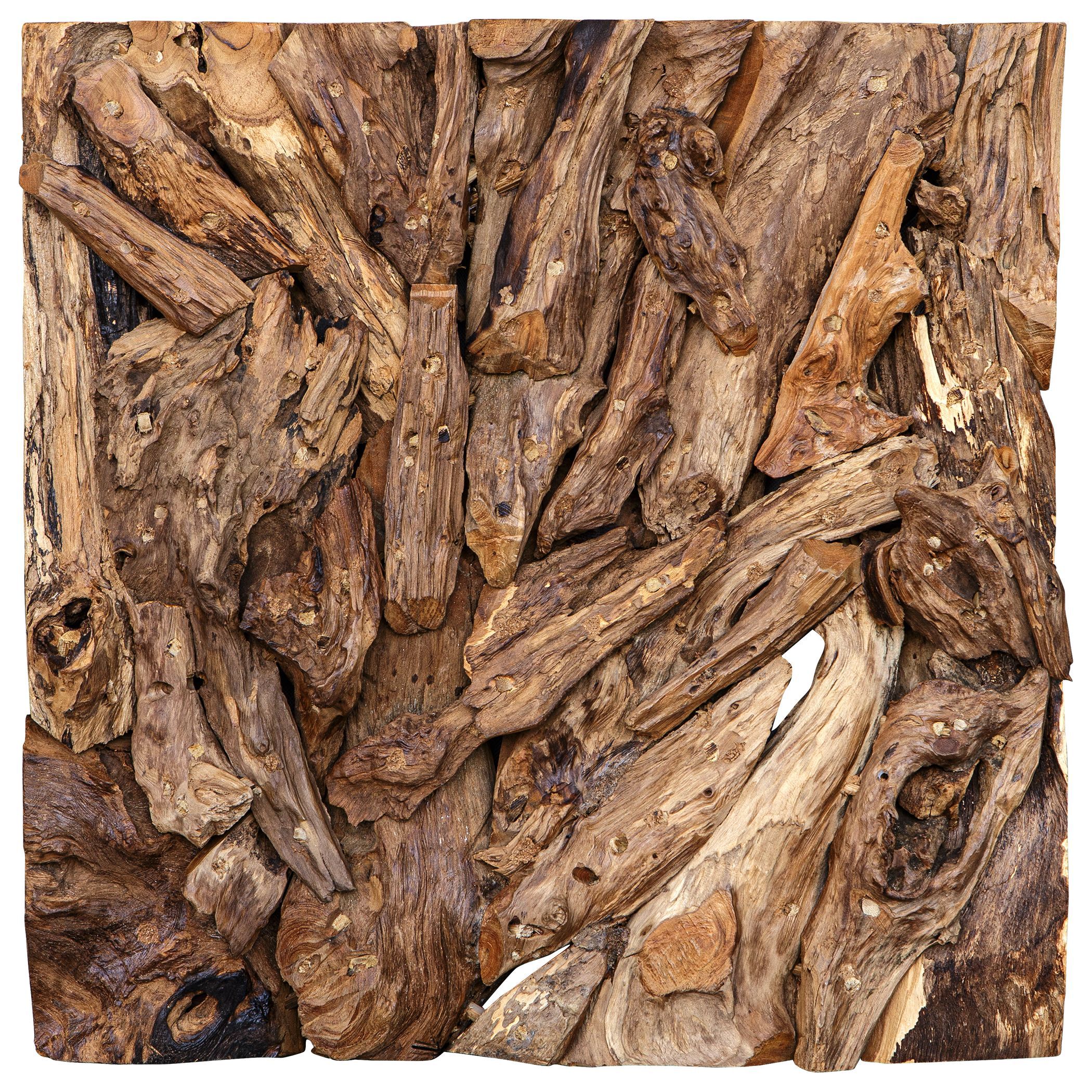 Rio Natural Brown Wood Wall Decor