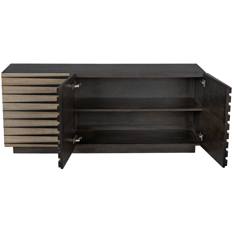 Tyson 72 X 22 inch Ebony Walnut Sideboard