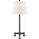 Thomas O'Brien Parish Buffet 31.5 inch 9 watt Aged Iron Buffet Lamp Portable Light in Linen