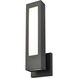 Amster LED 15.79 inch Powder Coated Black Outdoor Wall Sconce